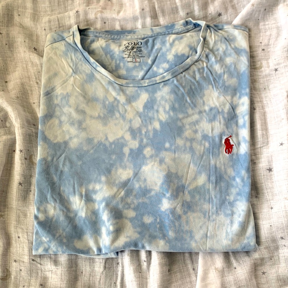 Tie-Dye mens polo